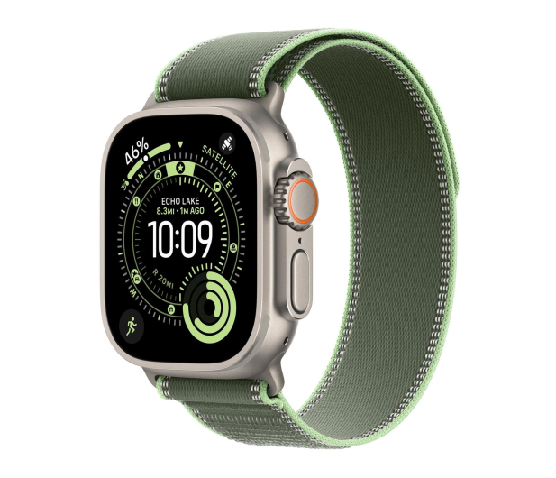 Apple Opaska Trail 49 mm M/L neonowa zieleń + tytan naturalny - 1362525 - zdjęcie 2